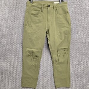 Aviator USA Non Stop Pant Olive Green Mens 32x29 Made in USA Tech Travel Pants‎